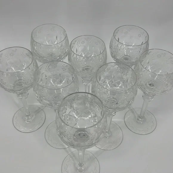 Rogaska Crystal Cut Balloon Gallia Wine
Hocks/Goblets Set of 4 Vintage RARE - Picture 14 of 17